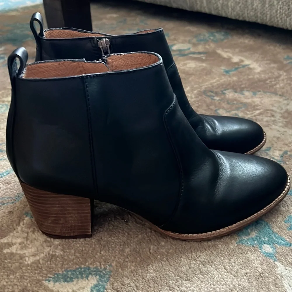 Madewell Brenner Ankle Boot sz 9.5 in Black
